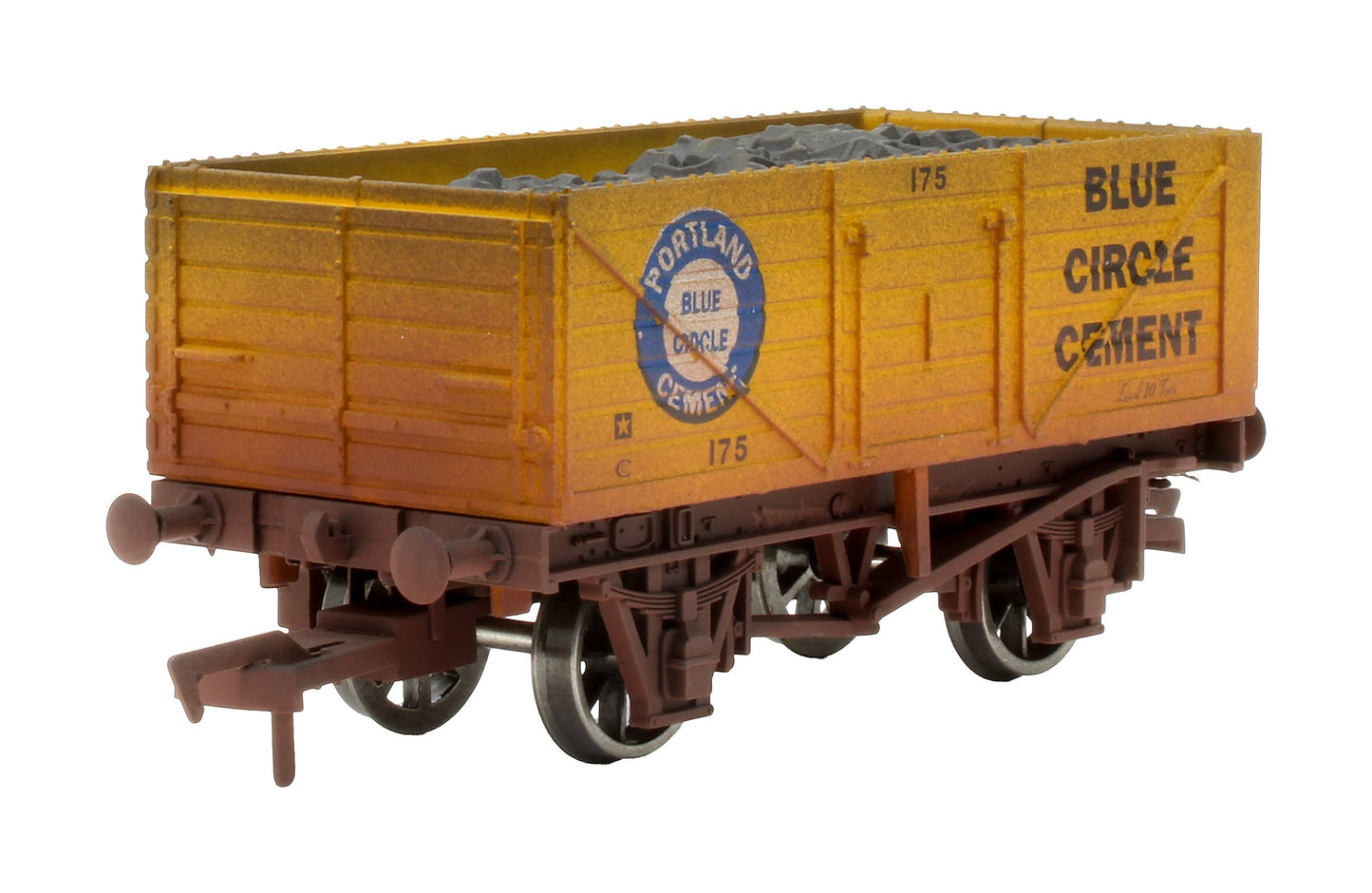 Pre-Owned 4F-071-109 12T 7 Plank Wagon Blue Circle '175' Weathered