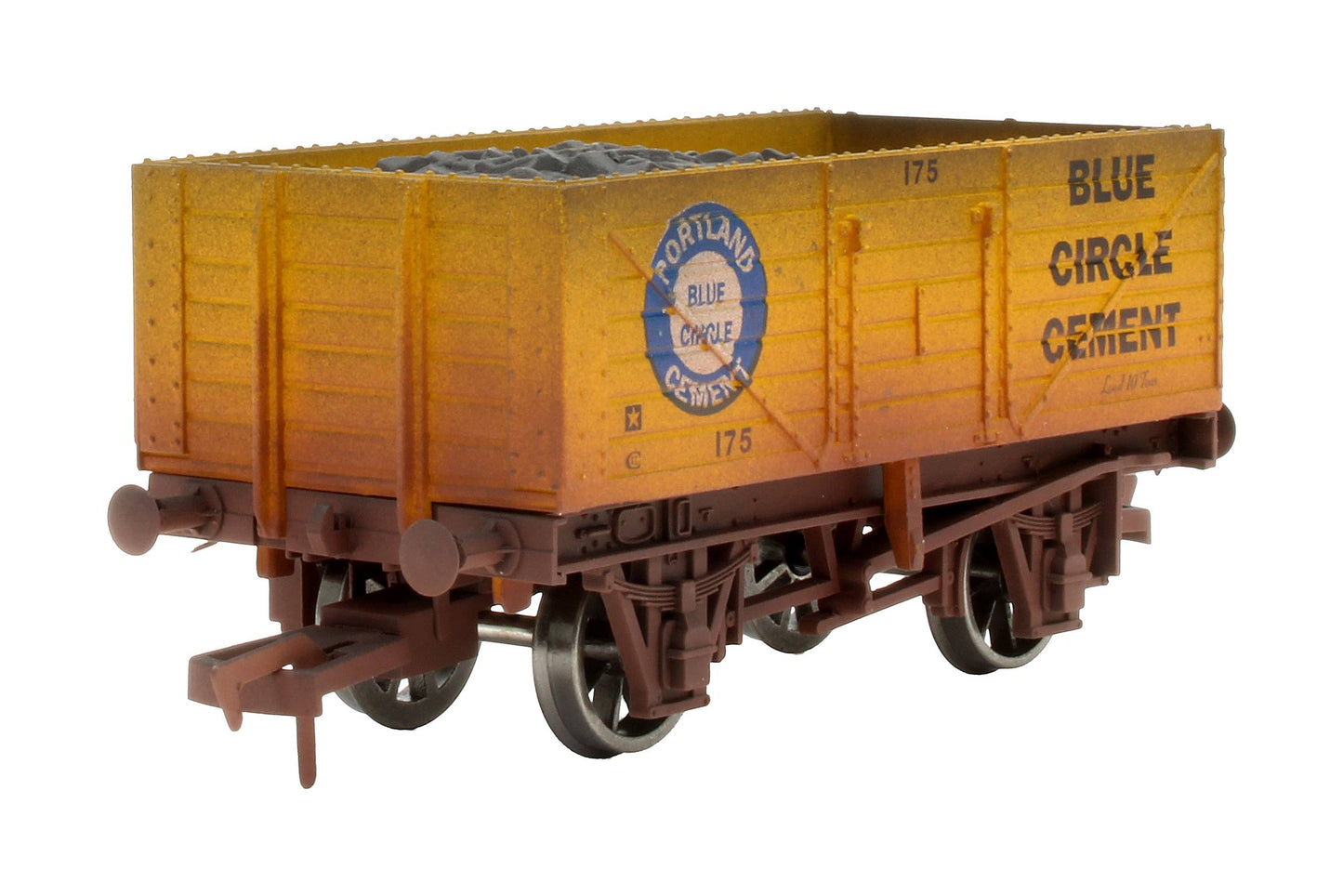 Pre-Owned 4F-071-109 12T 7 Plank Wagon Blue Circle '175' Weathered