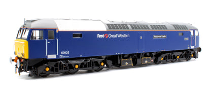 Class 57 602 'Restormel Castle' First Great Western Blue Diesel Locomotive