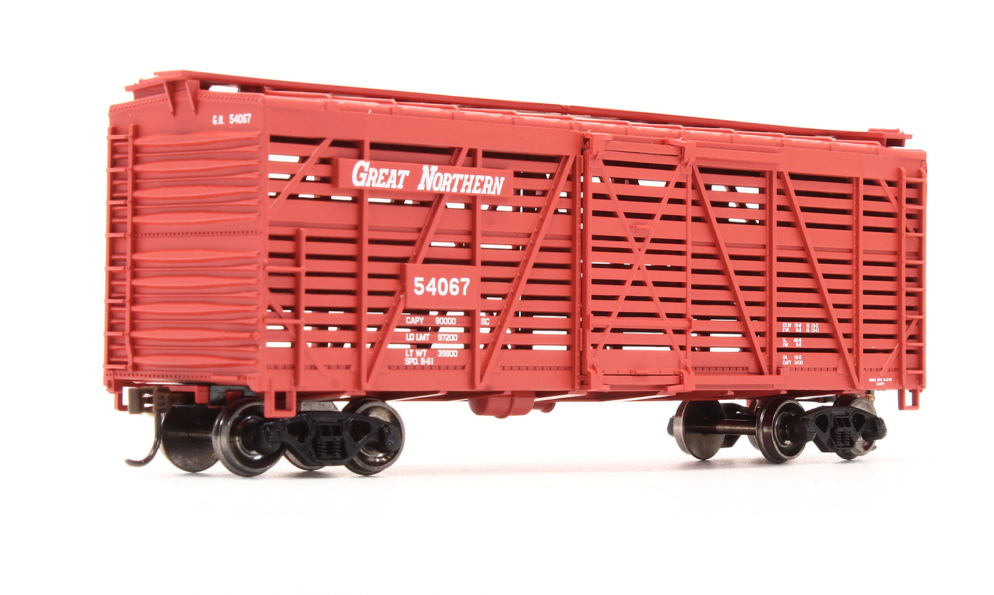 Pre-Owned ATH75974 Great Northern (Faded) 40' Stock Car - Road #54067