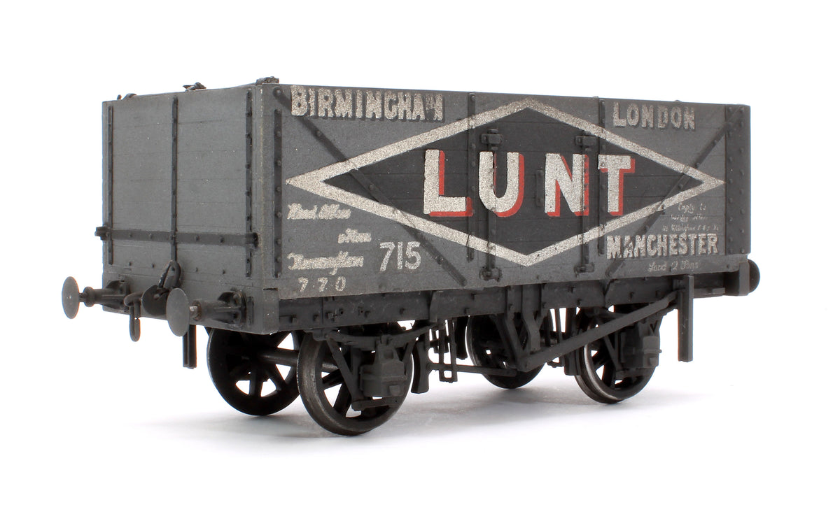 Pre-Owned Kit Built 12T 7 Plank Wagon No.715 'Lunt' - Weathered