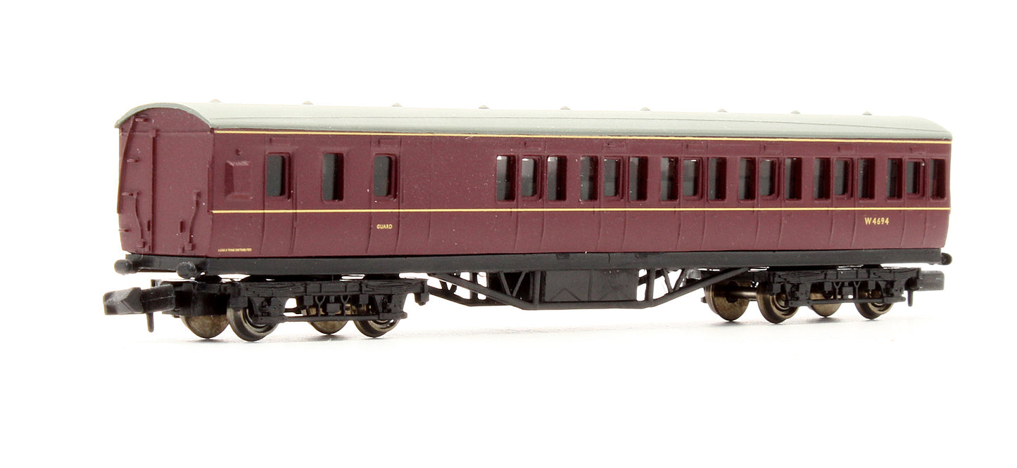 Pre-Owned BR Maroon 57ft Suburban Coach 'W4694'