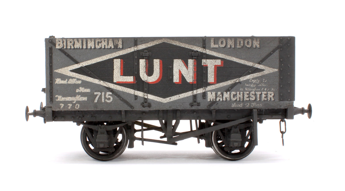 Pre-Owned Kit Built 12T 7 Plank Wagon No.715 'Lunt' - Weathered