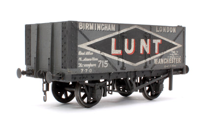 Pre-Owned Kit Built 12T 7 Plank Wagon No.715 'Lunt' - Weathered