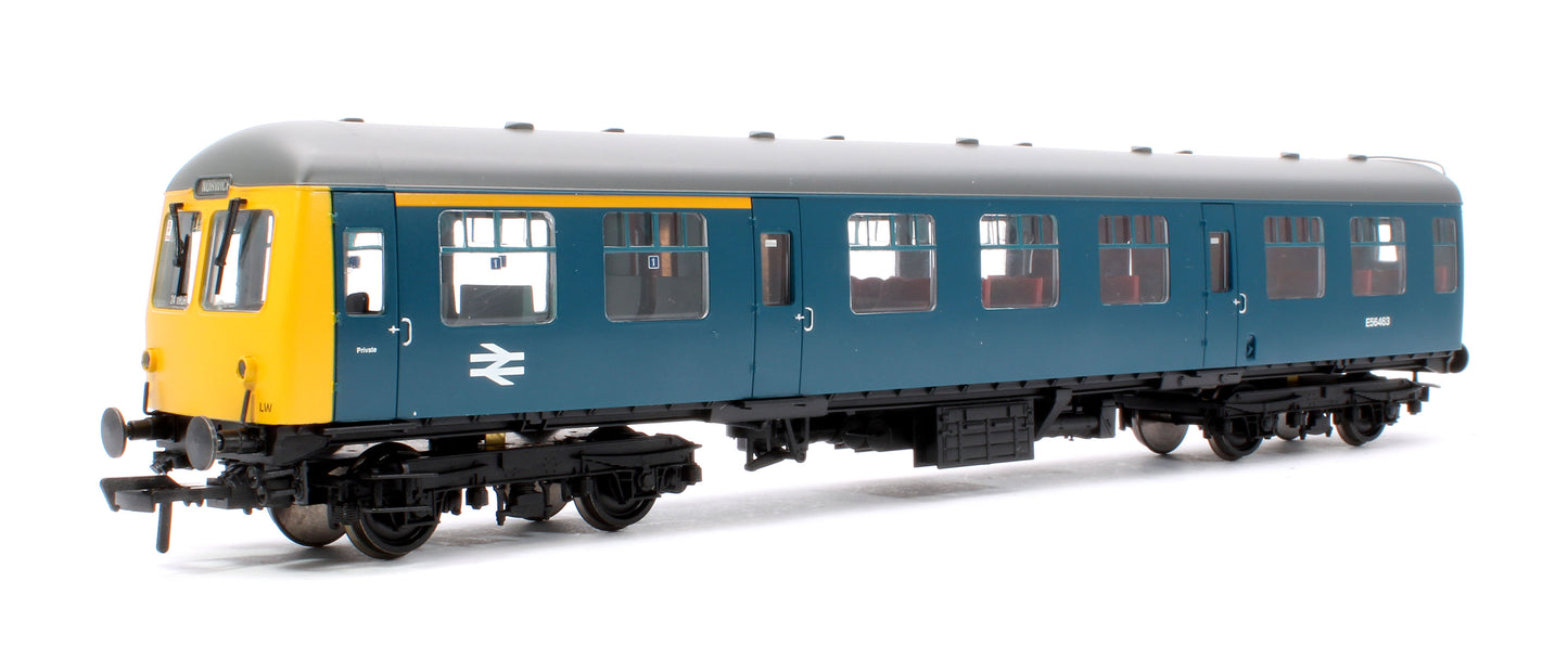 Pre-Owned Class 105 Two Car DMU BR Blue With Yellow Ends