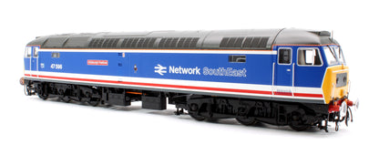 Pre-Owned Class 47 596 'Aldeburgh Festival' Network SouthEast (Late) Diesel Locomotive - DCC Sound
