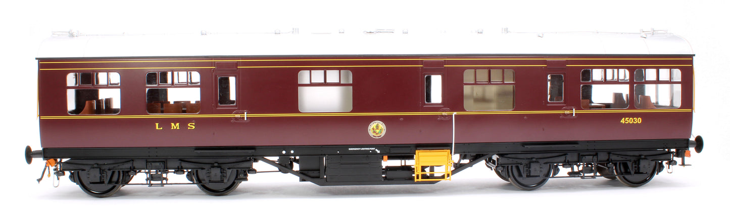 50ft Inspection Saloon DM45030 LMS Crimson Yellow Ends