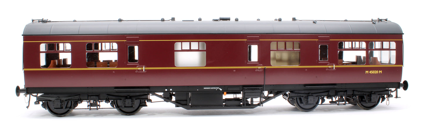 50ft Inspection Saloon BR Lined Maroon Black Ends