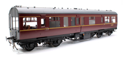 50ft Inspection Saloon BR Lined Maroon Black Ends