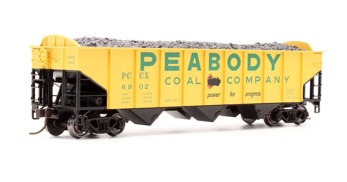 Pre-Owned 20 006 917 AAR 70 Ton 9 Panel Hopper Arched End Peabody - Road #6902
