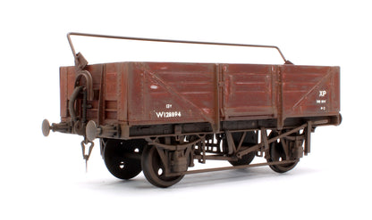 Pre-Owned Kit Built 13T 5 Plank Open Hybar Wagon No.W128894 - Weathered