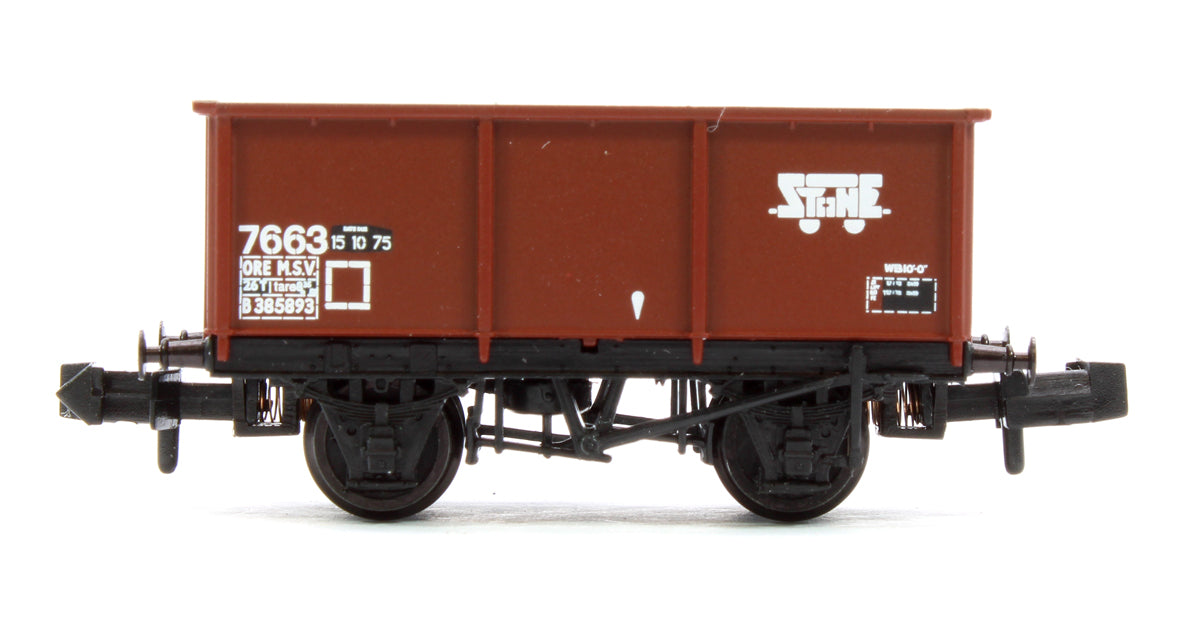 BR 27T Steel Tippler Wagon BR Bauxite (TOPS) No. B385893