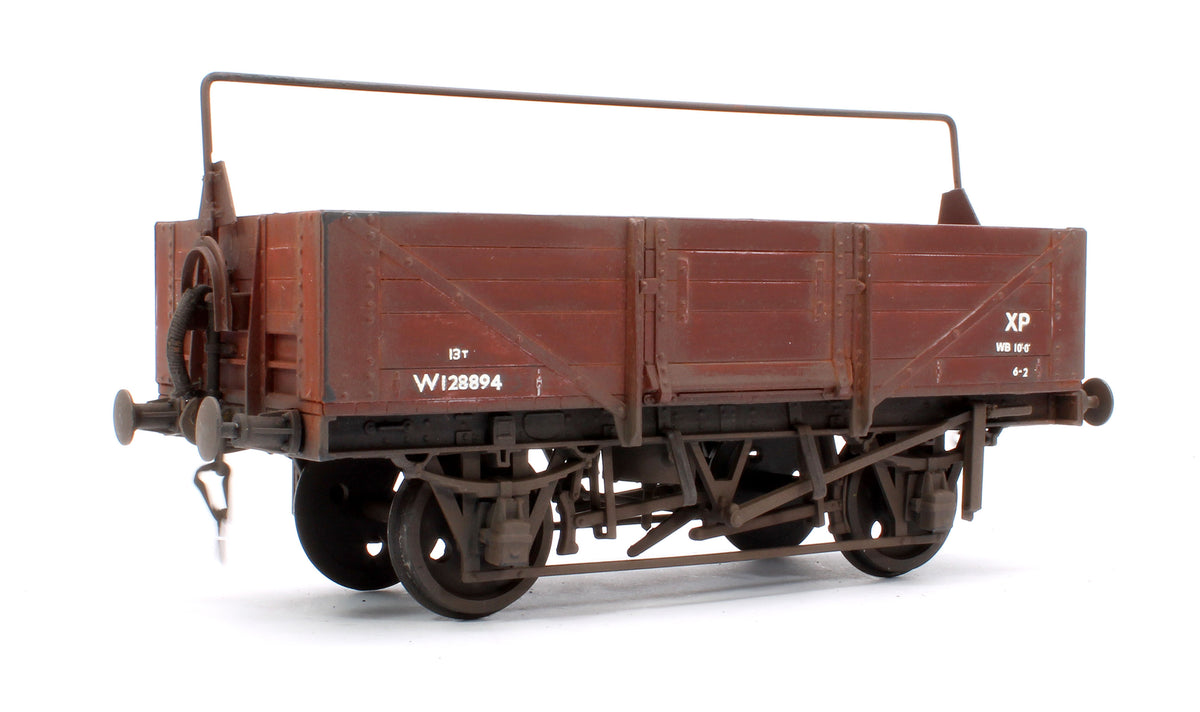 Pre-Owned Kit Built 13T 5 Plank Open Hybar Wagon No.W128894 - Weathered