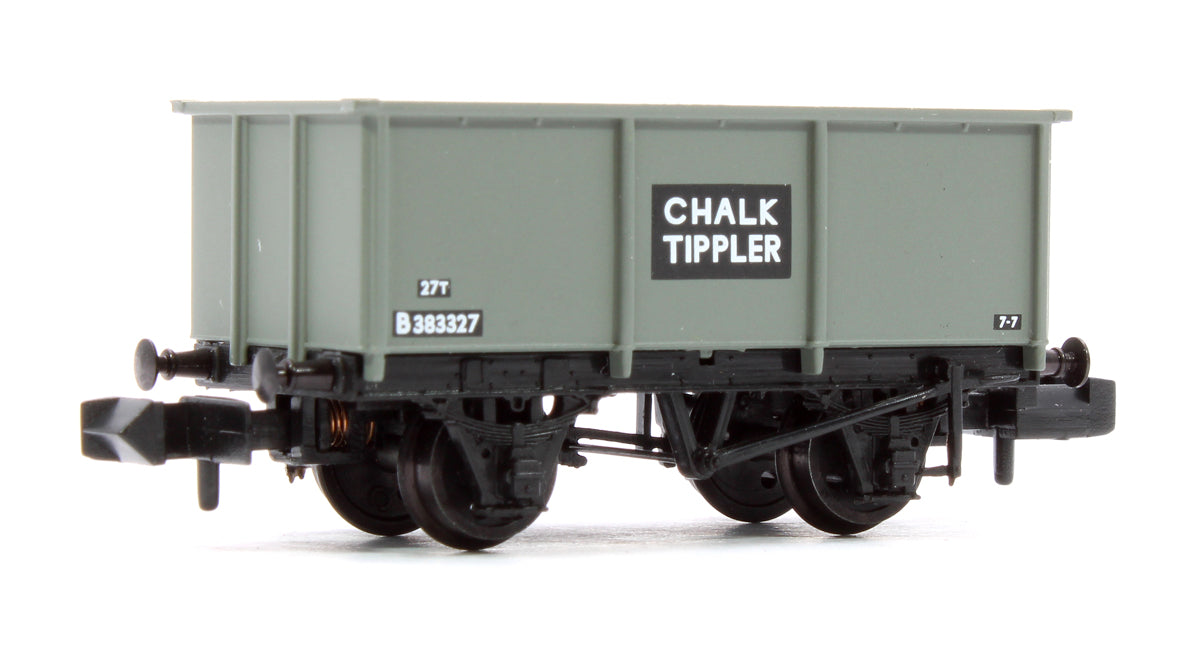 BR 27T Steel Tippler Wagon BR Grey 'Chalk' No. B383327