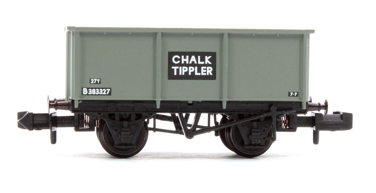 BR 27T Steel Tippler Wagon BR Grey 'Chalk' No. B383327