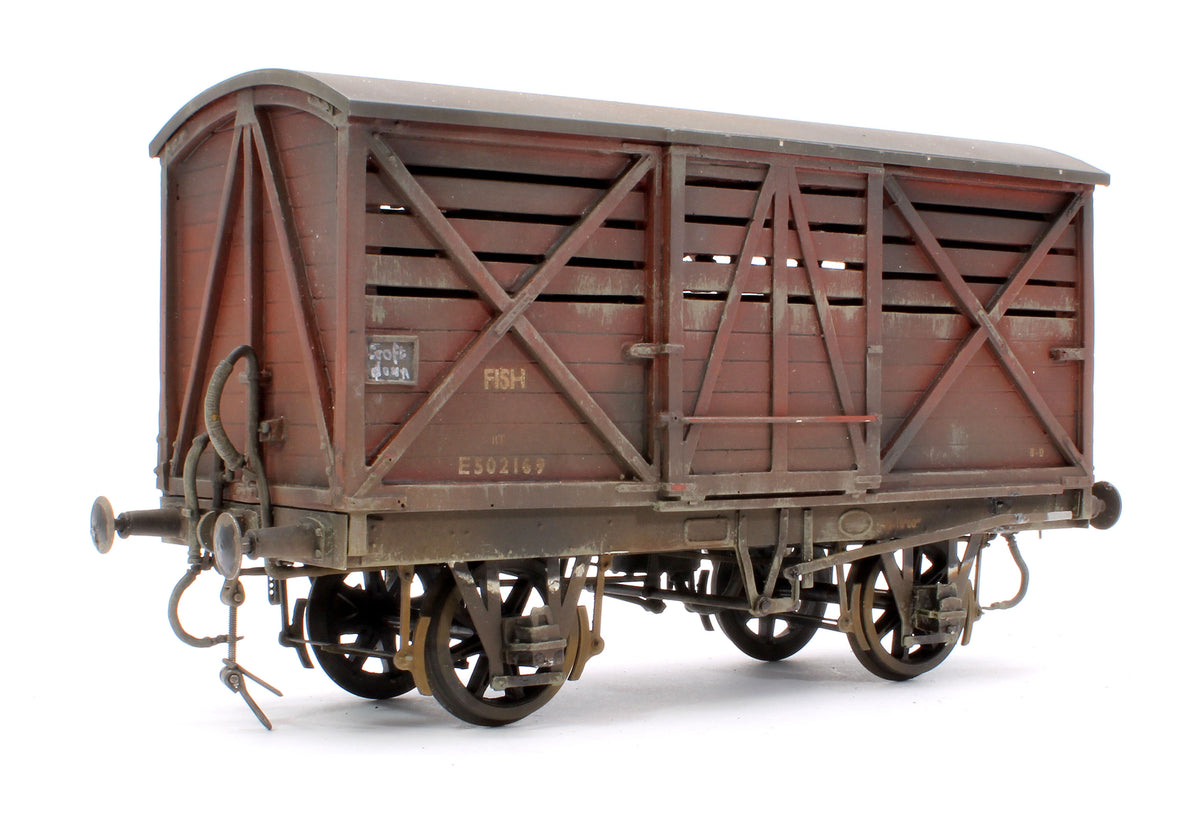 Pre-Owned Kit Built 10T BR Bauxite Insulated Fish Van No.E230061 - Weathered