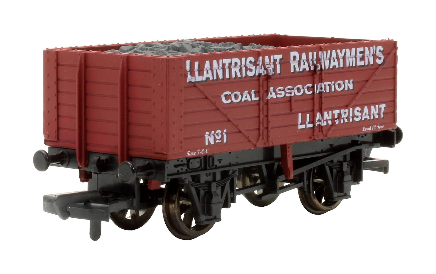 Pre-Owned 12T 7 Plank Wagon Llantrisant Railwaymen's Coal Association 'No. 1'