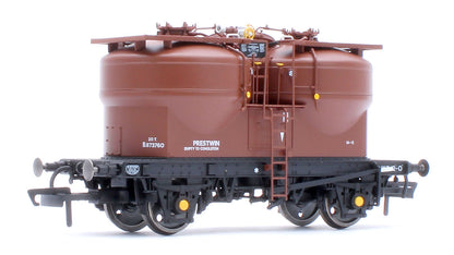 Set of 3 Prestwin Silo Wagons in BR Bauxite - Pre TOPS