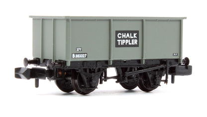 BR 27T Steel Tippler Wagon BR Grey 'Chalk' No. B383327