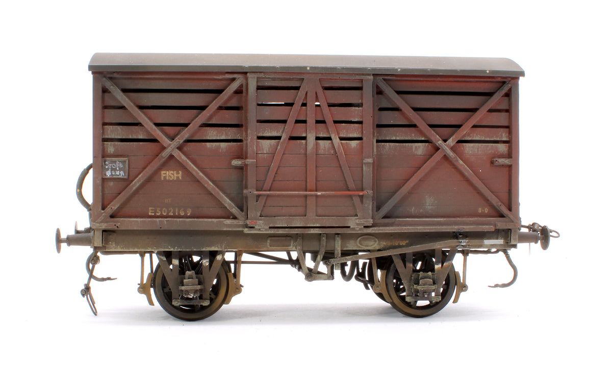 Pre-Owned Kit Built 10T BR Bauxite Insulated Fish Van No.E230061 - Weathered