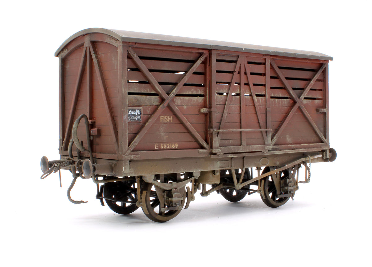 Pre-Owned Kit Built 10T BR Bauxite Insulated Fish Van No.E230061 - Weathered