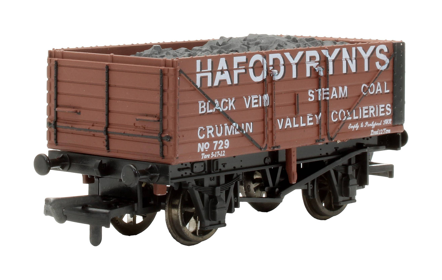 Pre-Owned 12T 7 Plank Wagon Crumlin Valley Collieries 'Hafodyrynys No. 729' - Limited Edition