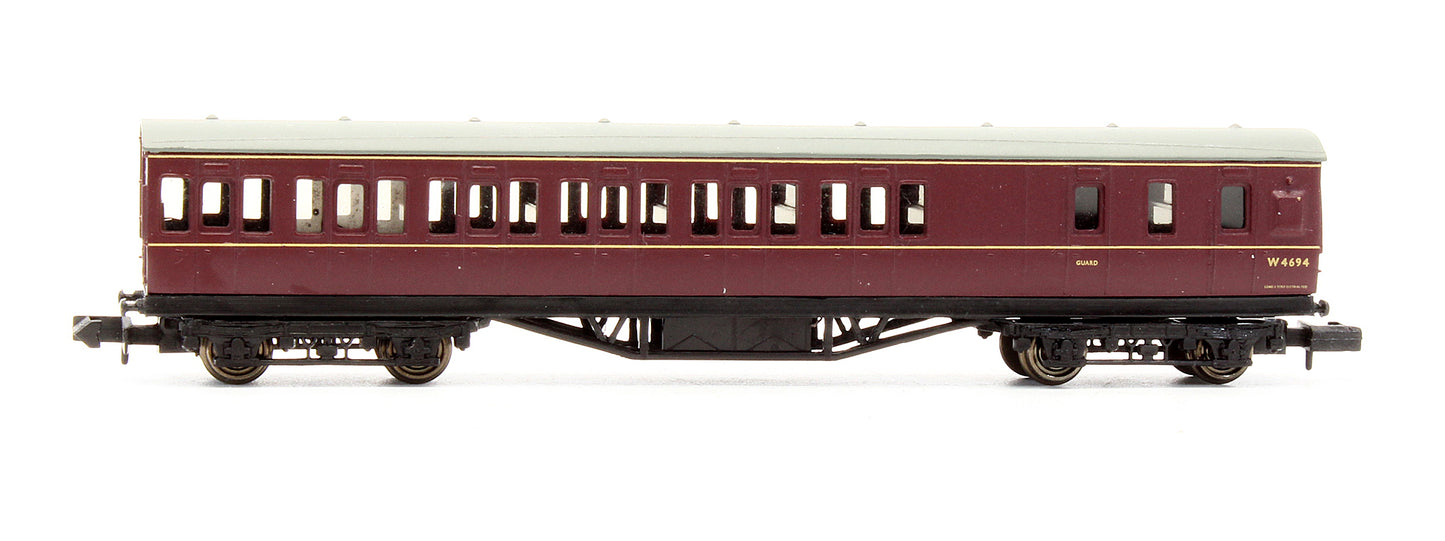 Pre-Owned BR Maroon 57ft Suburban Coach 'W4694'