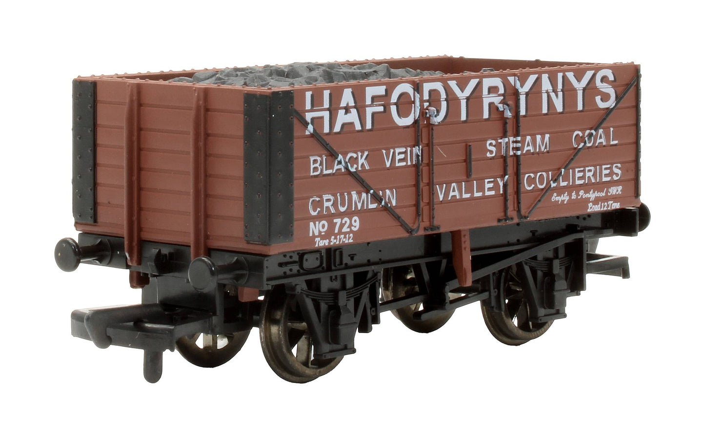 Pre-Owned 12T 7 Plank Wagon Crumlin Valley Collieries 'Hafodyrynys No. 729' - Limited Edition