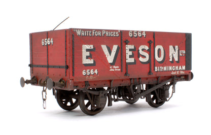 Pre-Owned Kit Built 12T 7 Plank Open Wagon No.6564 'Eveson' - Weathered