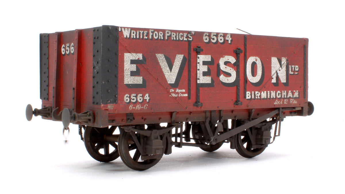 Pre-Owned Kit Built 12T 7 Plank Open Wagon No.6564 'Eveson' - Weathered