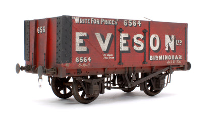 Pre-Owned Kit Built 12T 7 Plank Open Wagon No.6564 'Eveson' - Weathered