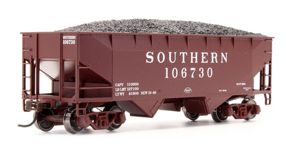 Pre-Owned 91187 Set Of 6 Southern 34' 2 Bay Hopper cars (Offset)
