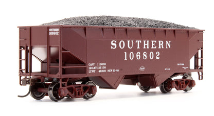 Pre-Owned 91187 Set Of 6 Southern 34' 2 Bay Hopper cars (Offset)