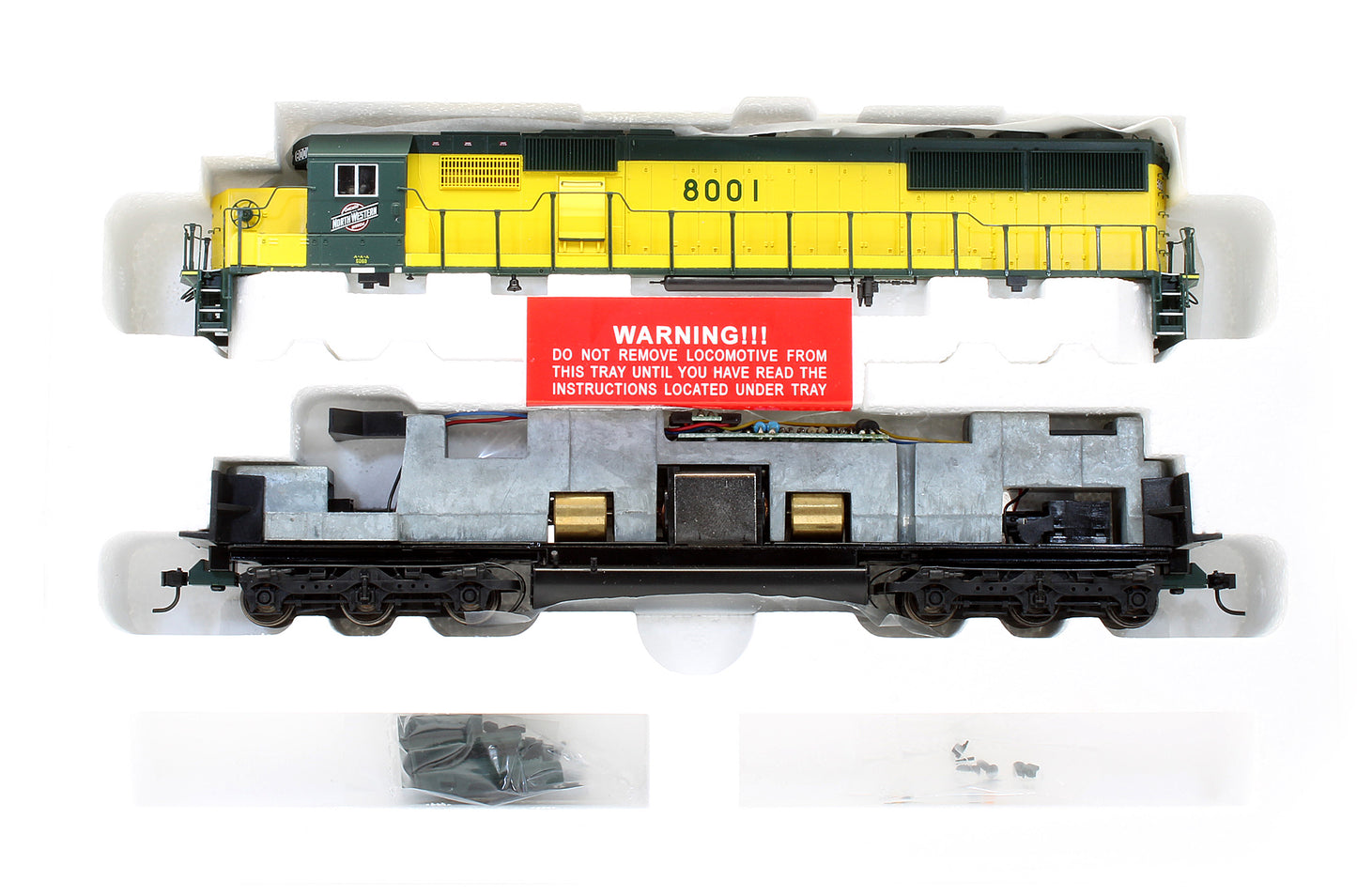 Pre-Owned SD60 Diesel Locomotive Chicago North Western - Road #8001