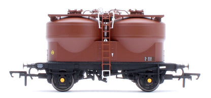 Set of 3 Prestwin Silo Wagons in BR Bauxite - Pre TOPS