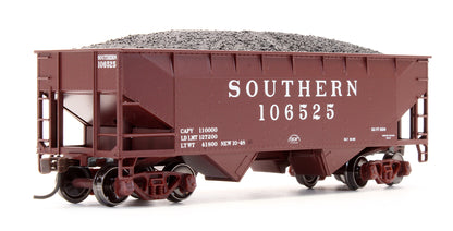 Pre-Owned 91187 Set Of 6 Southern 34' 2 Bay Hopper cars (Offset)