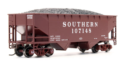 Pre-Owned 91187 Set Of 6 Southern 34' 2 Bay Hopper cars (Offset)