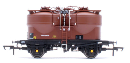 Set of 3 Prestwin Silo Wagons in BR Bauxite - TOPS