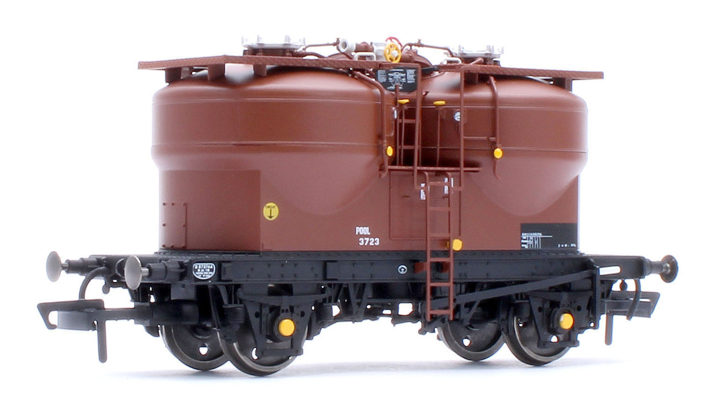 Set of 3 Prestwin Silo Wagons in BR Bauxite - TOPS