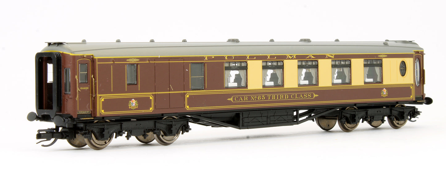 Pre-Owned TT:120 Gauge Pullman 3rd Class Brake 'No.65' (With Working Lights)
