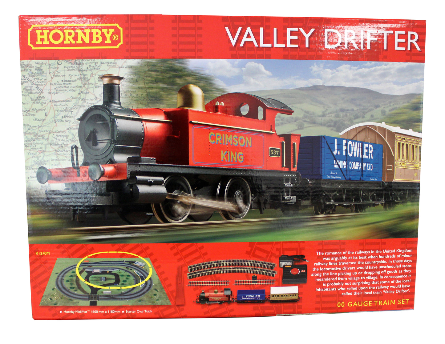 Valley Drifter "Crimson King" Train Set