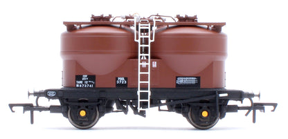 Set of 3 Prestwin Silo Wagons in BR Bauxite - TOPS