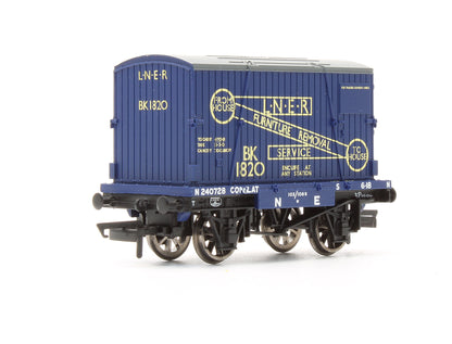 Pre-Owned LNER Conflat & Container BK 1820