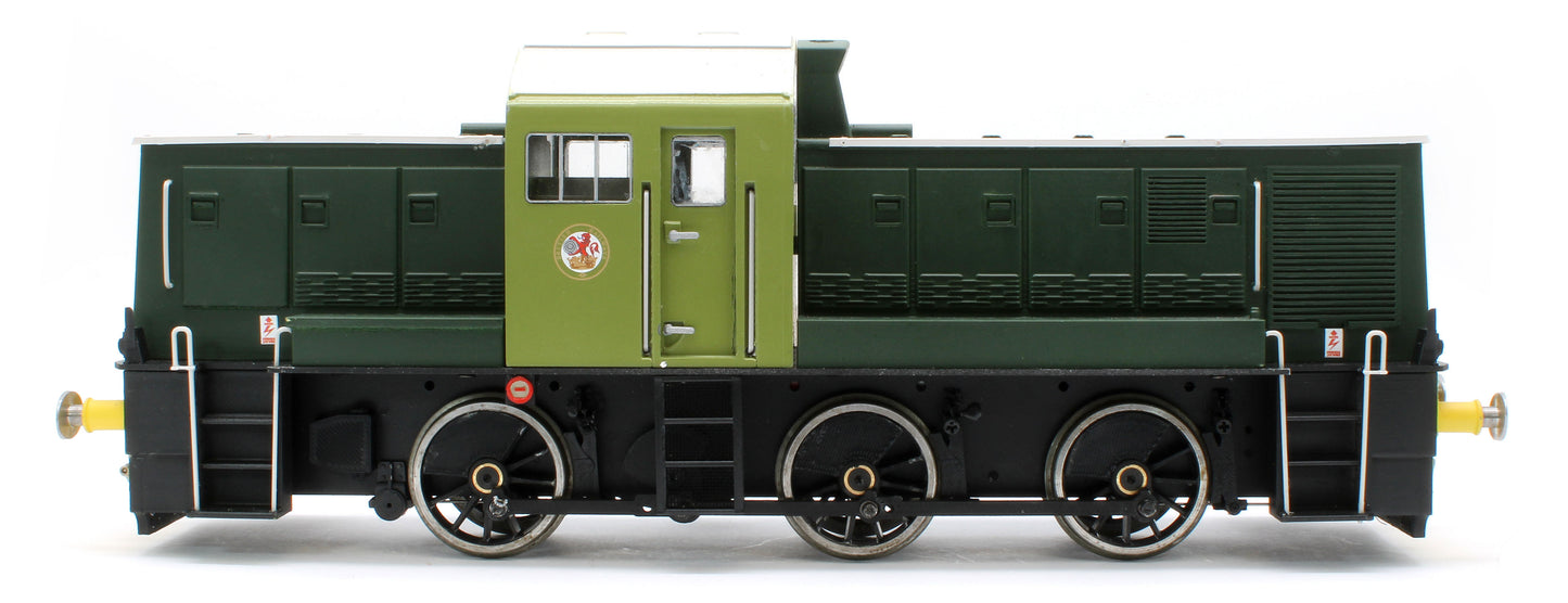 G1-Class14 Class 14 BR Green (Unnumbered) Diesel Locomotive