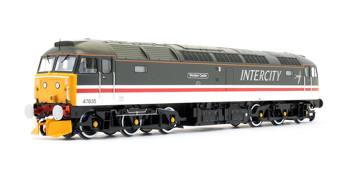 Pre-Owned Class 47835 Intercity Swallow 'Windsor Castle' Diesel Locomotive - Limited Edition