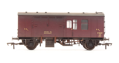 Pre-Owned BR MK1 Horse Box Maroon (ER) 'E96307' - Custom Weathered - Exclusive Edition
