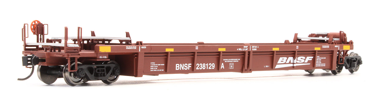 Pre-Owned 910-55604 Thrall 5-Unit Rebuilt 40' Well Car BNSF - Road #238129