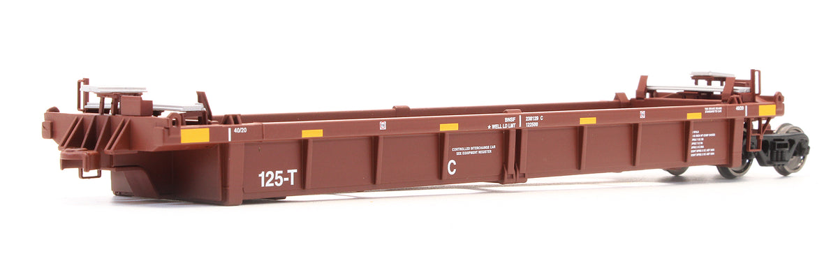 Pre-Owned 910-55604 Thrall 5-Unit Rebuilt 40' Well Car BNSF - Road #238129