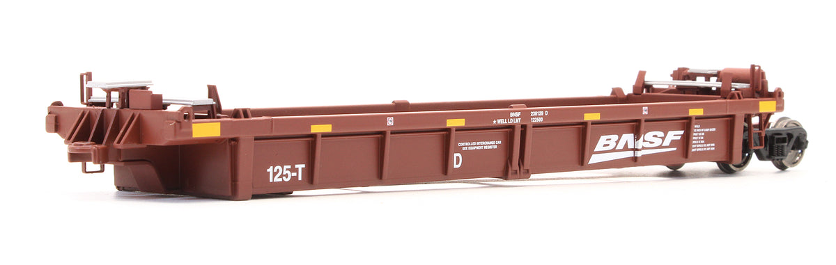 Pre-Owned 910-55604 Thrall 5-Unit Rebuilt 40' Well Car BNSF - Road #238129