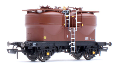 Set of 3 Prestwin Silo Wagons in BR Bauxite - TOPS